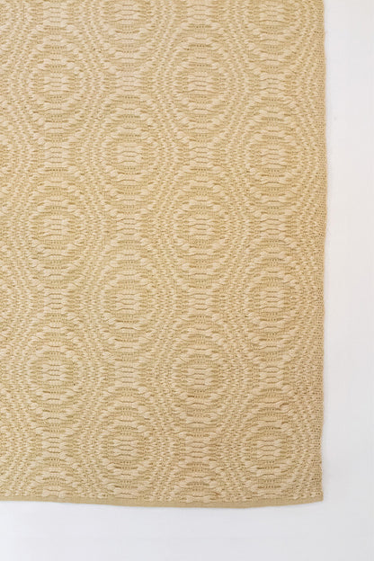 "Ruota della Fortuna" rug in Natural White