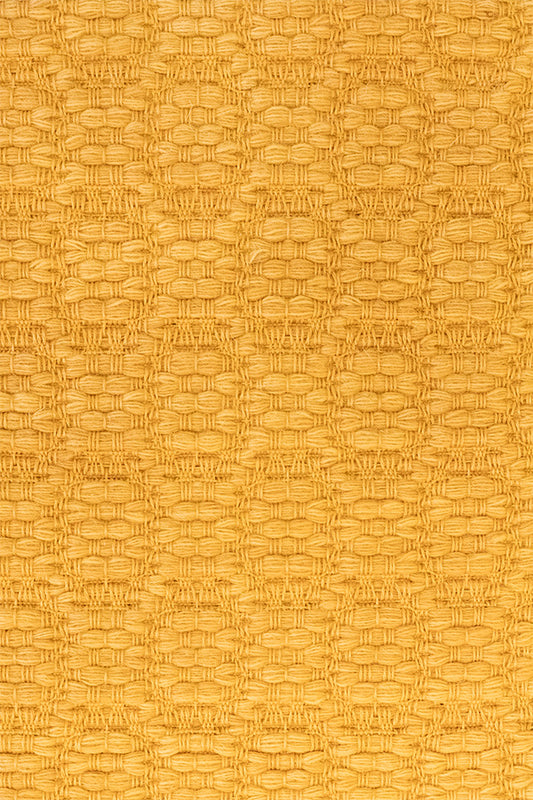 "Pinto chiocciolina" rug in Yellow no. 3