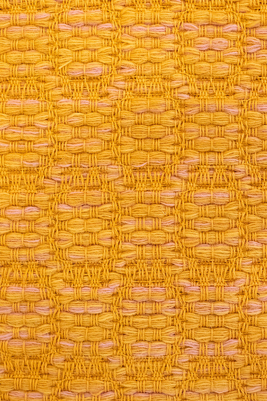 "Pinto chiocciolina" rug in Yellow / Pink no. 4