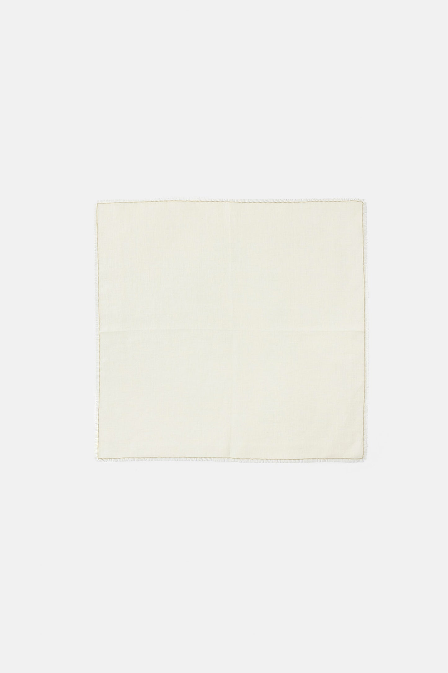 "Nilo" napkin in Ivory / Zenzero