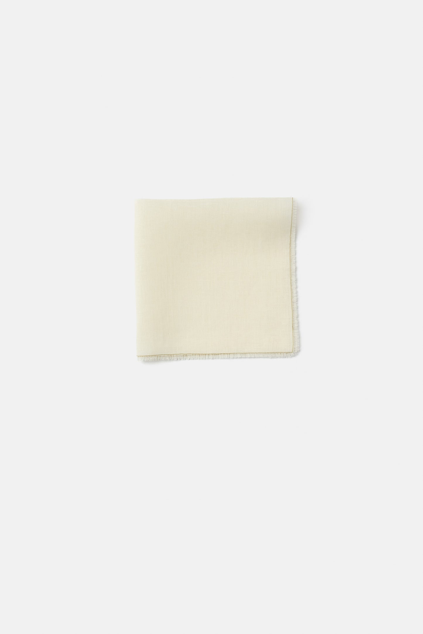 "Nilo" napkin in Ivory / Zenzero