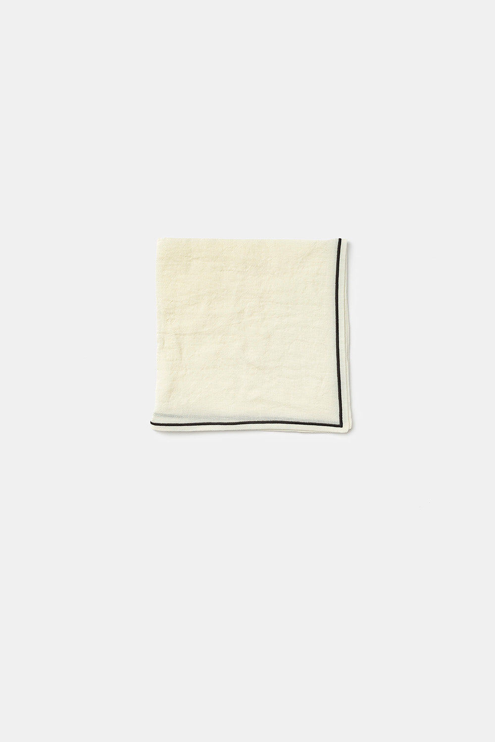 "Lido" napkin in White / Black