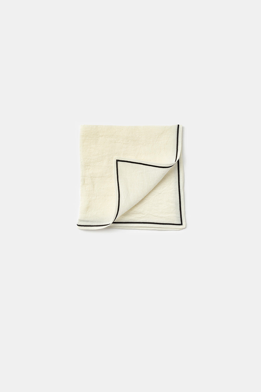 "Lido" napkin in White / Black