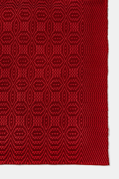 "Pinto Stellato" rug in Watermelon