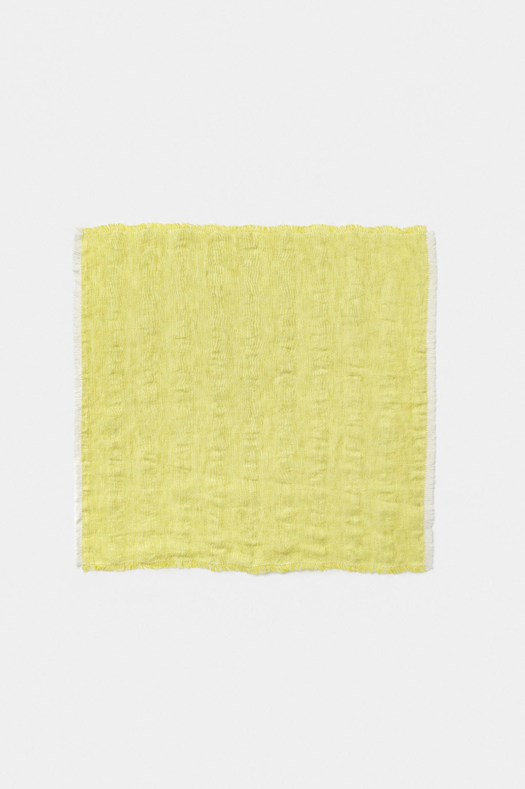 "Flora" napkin in Limone