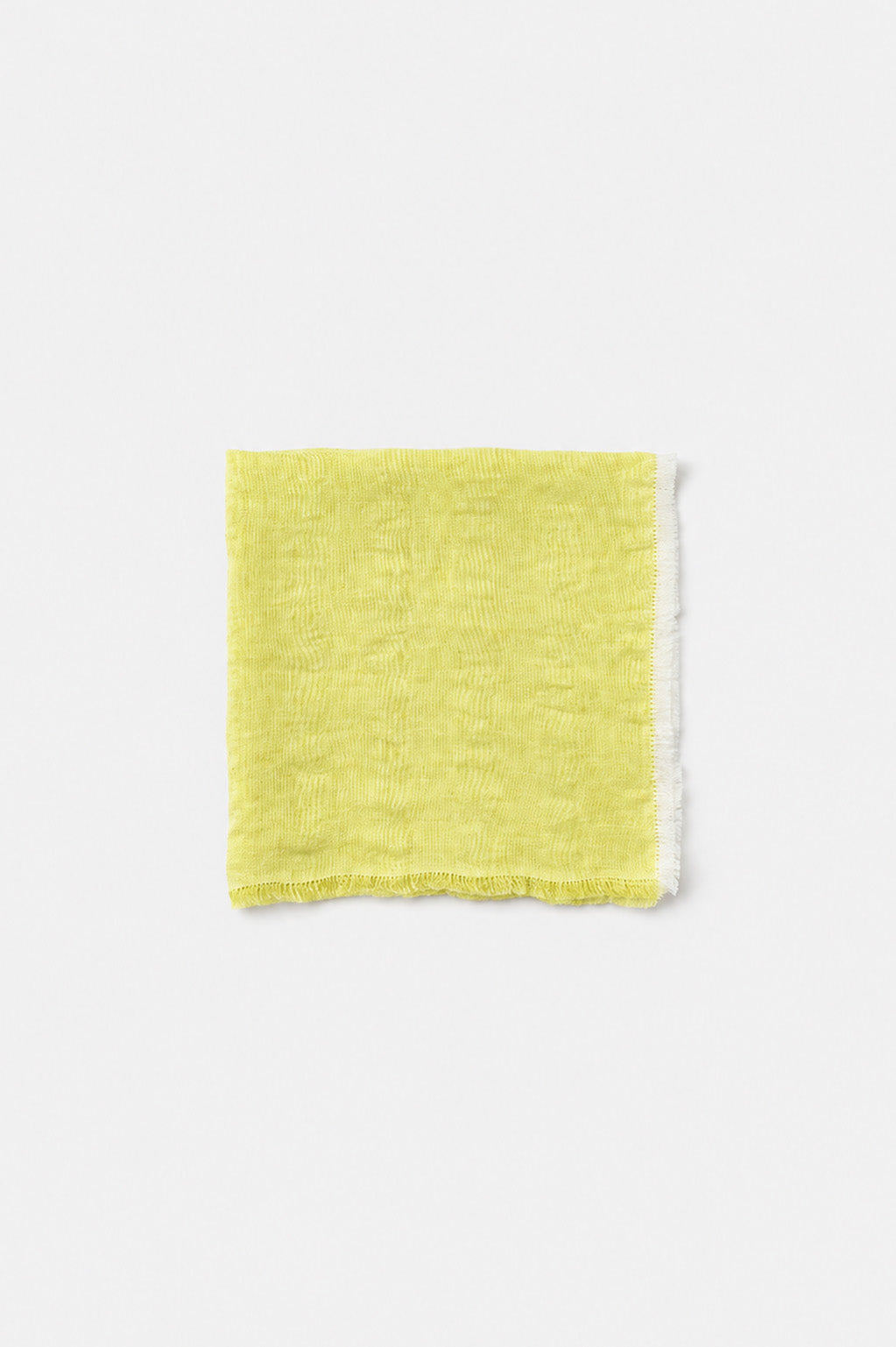 "Flora" napkin in Limone