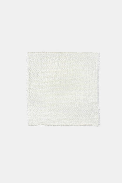 "Goccia" napkin in Optical White