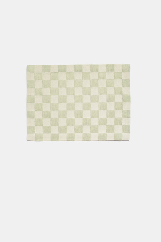 "F74" placemat in Tea Green