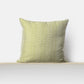 "Intreccio" square cushion in Chartreuse