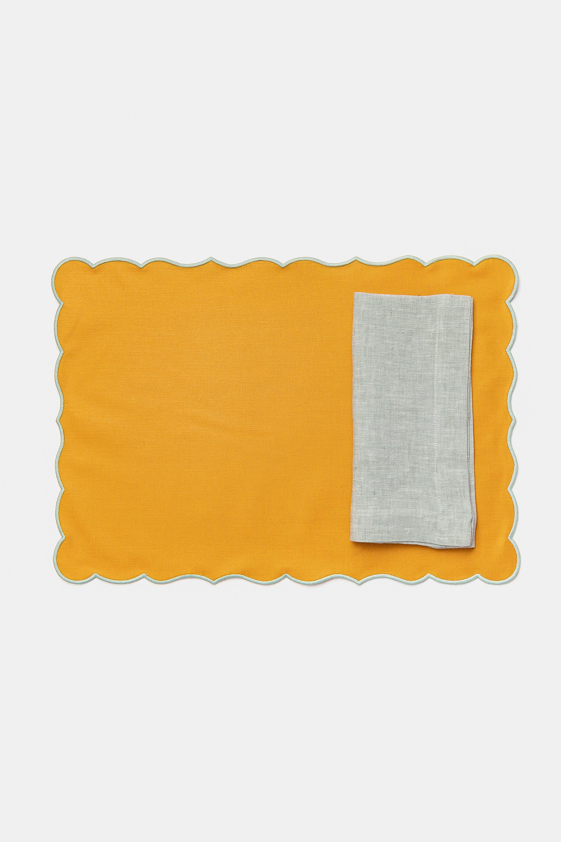 "Persico" napkin in Slate