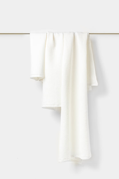 "Montecatini" towels in White