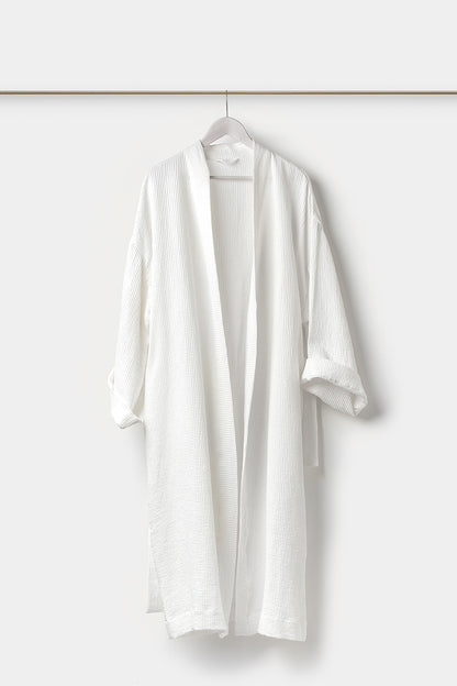 "Montecatini" bathrobe in White