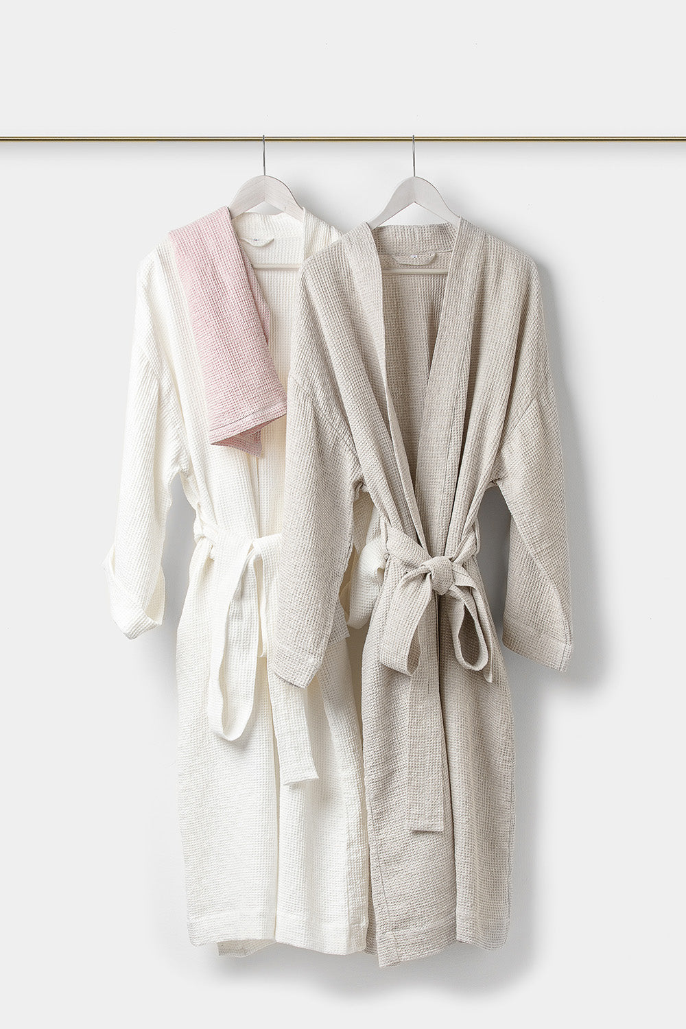 "Montecatini" bathrobe in White