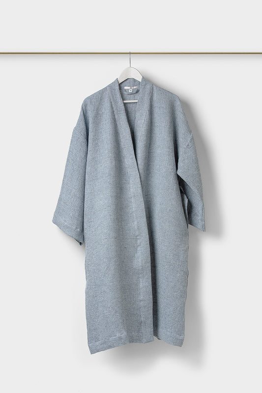 "Montecatini" bathrobe in Blue