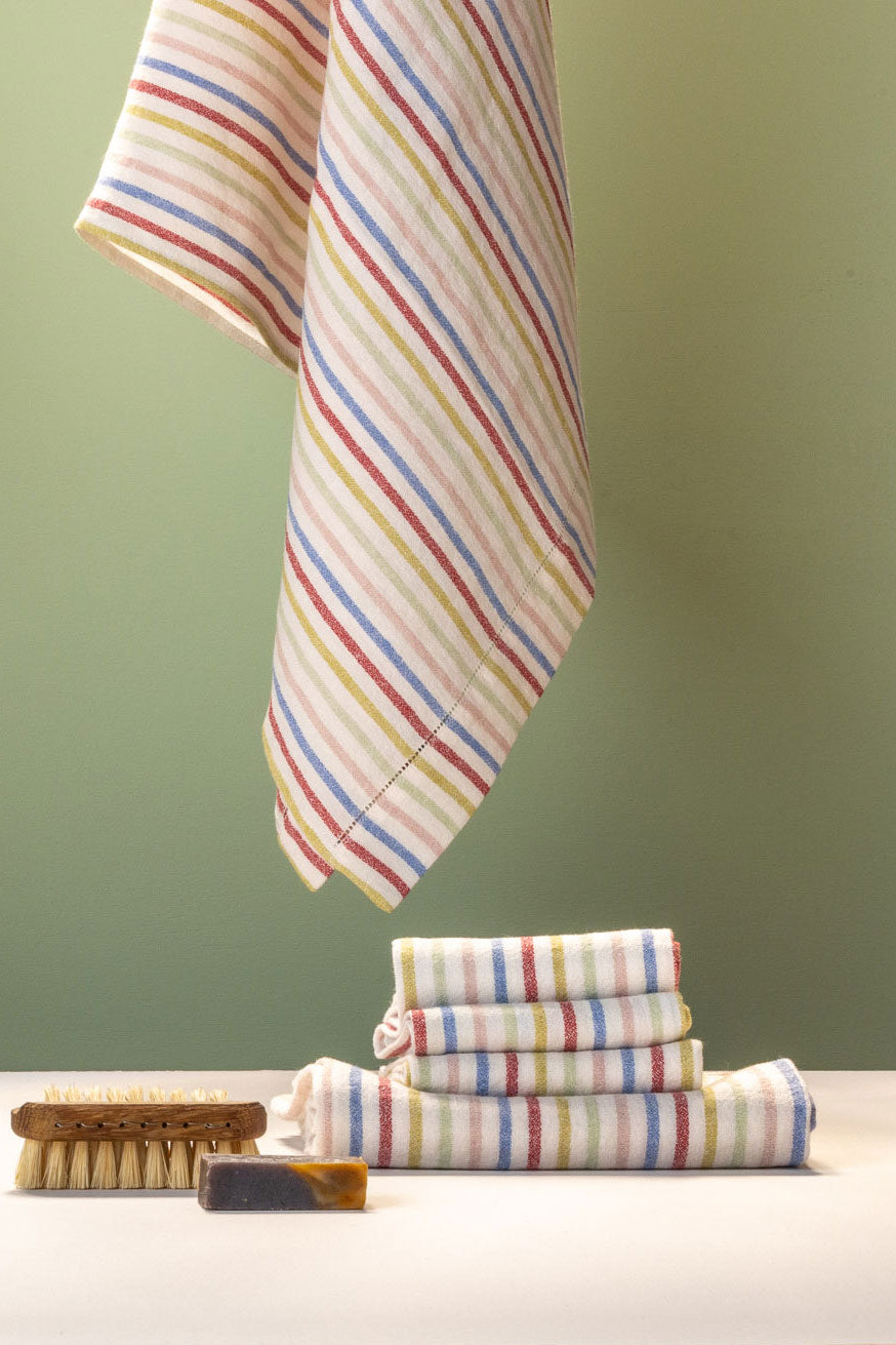 "Elettra" towels in Multicolour