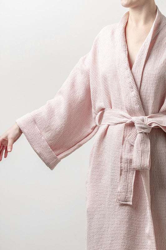 "Montecatini" bathrobe in Poudre