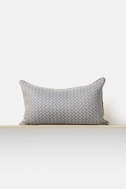 "Nami 1" cushion in Nettuno Blue