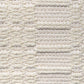 "Pinto Chiocciolina" rug in Natural White