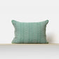 "Intreccio" cushion in Malachite Green