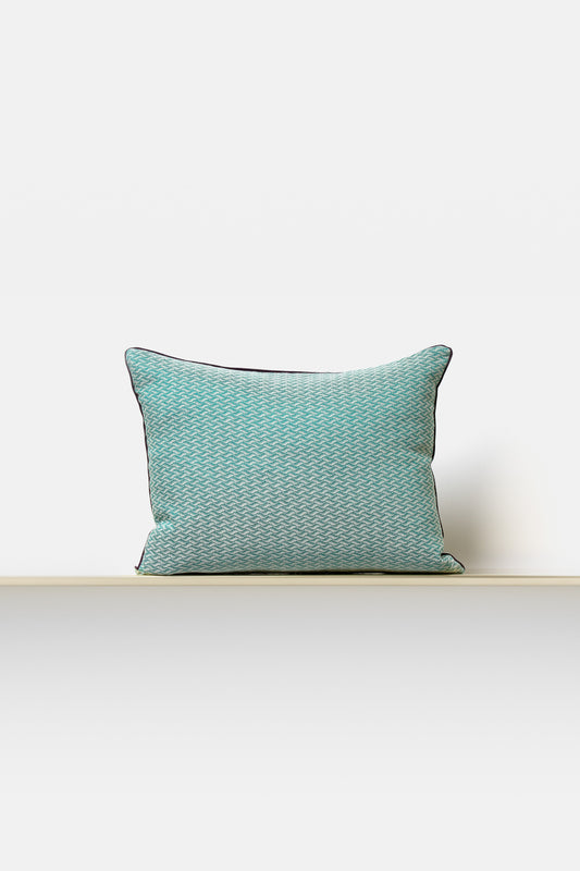 "Nami" cushion in Foresta Green