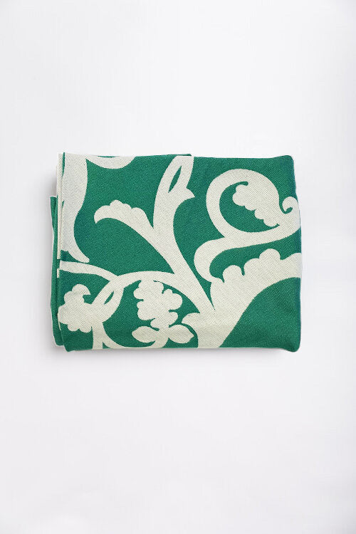 "Perugia" tablecloth in Verde Vivo